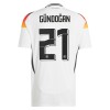 Maillot de Supporter Allemagne Gundogan 21 Domicile Euro 2024 Pour Homme